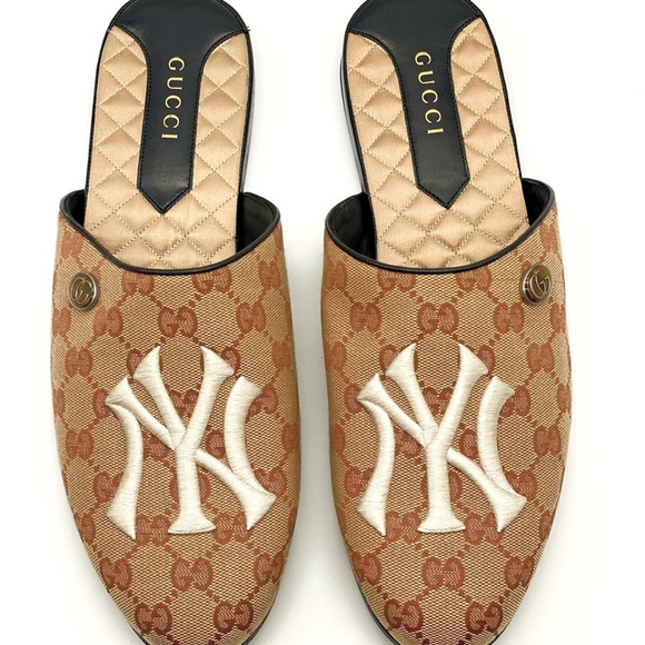 Gucci x NY Yankees GG Slippers Special Edition - Picture 5 of 12